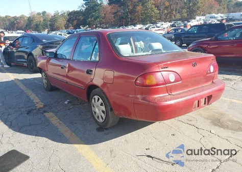 2002 Toyota Corolla Ce из США, поврежденный, VIN 1NXBR12E42Z592295